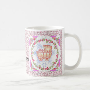 Mug Bébé fille flocon de neige rose