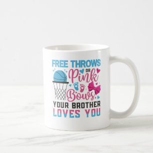 Mug Bébé Genre Révéler Libre Jets Rose Bows Frère