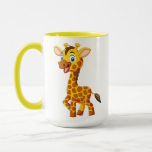 Mug Bébé girafe mignon souriant dessin animé-35280