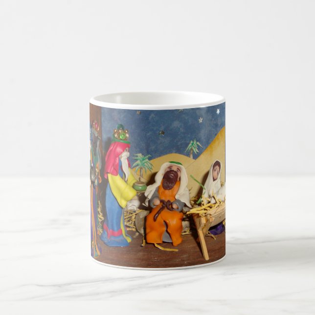 Mug bébé Jésus Marie trois rois Noël nativité (Centre)