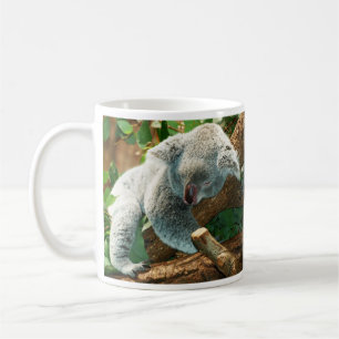 Mug Bébé Koala L'ours dort dans la boue d'arbre
