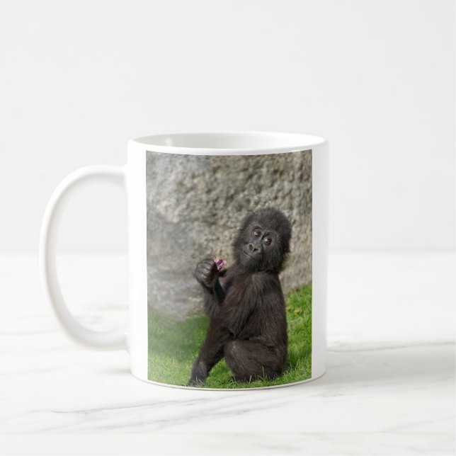 Mug Bébé mignon Gorilla (Gauche)