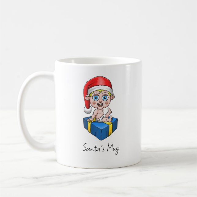 Mug Bébé Père Noël (Gauche)