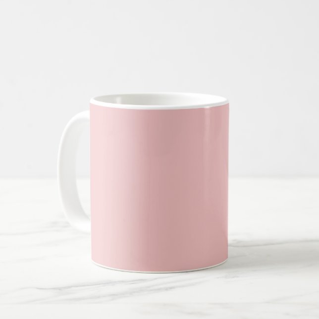 Mug Bébé rose (couleur solide) (Devant gauche)