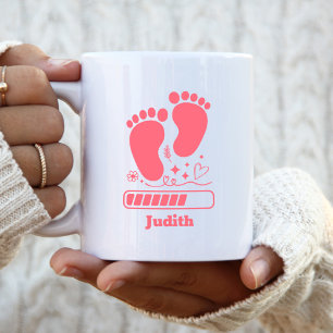 Mug Bébé Rose en Chargement