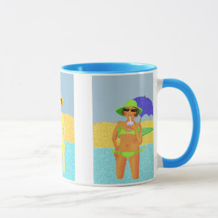 Mug Bébés de plage d'été