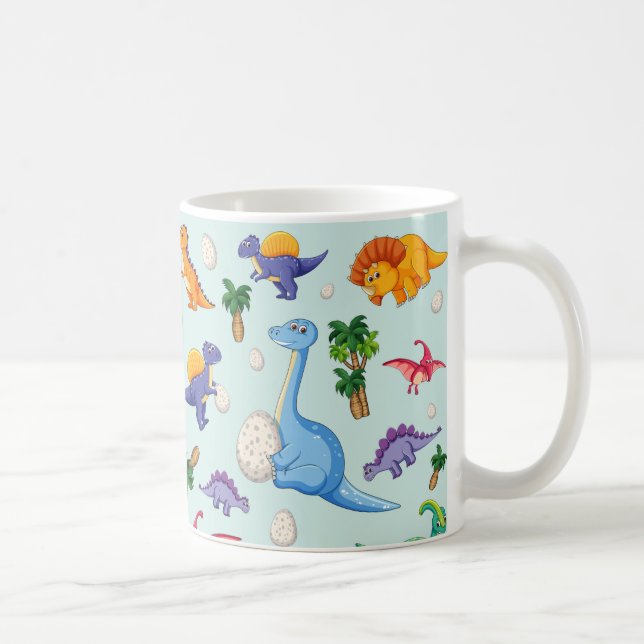 Mug Bébés Dinosaures mignons | Bébé (Droite)