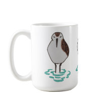 Bécasseau côtier d'Oiseaux océaniques à main migno