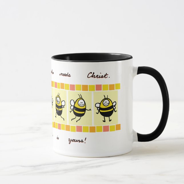 Mug Bee© béni les pauvrex en l'esprit (Droite)