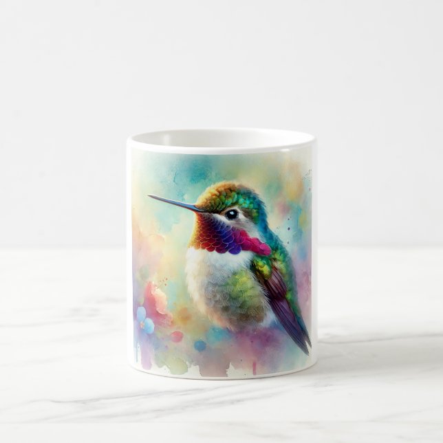 Mug Bee Hummingbird 020924AREF120 - Watercolor (Centre)
