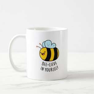 Mug Bee-lieve en toi amusant Bee Pun