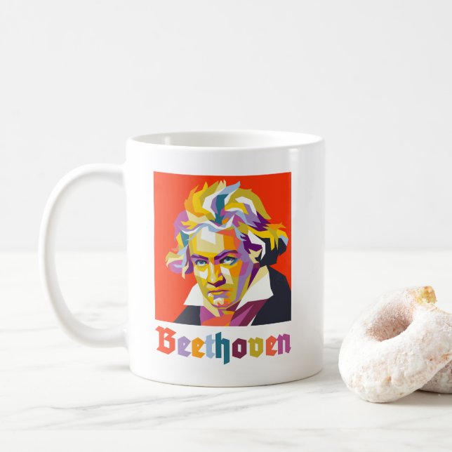Mug Beethoven 2 (Avec donut)