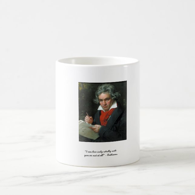 Mug Beethoven Cadeaux Objets de collection Tee - shirt (Centre)