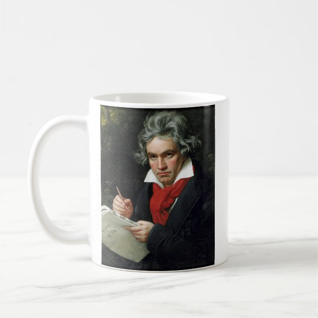 Mug Beethoven Portrait de Joseph Karl Stieler (Gauche)