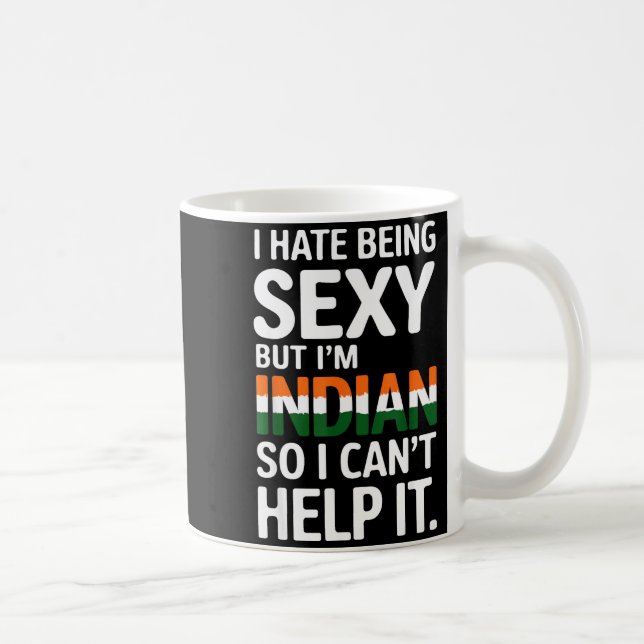 Mug Being Y Indian Funny India  (Droite)