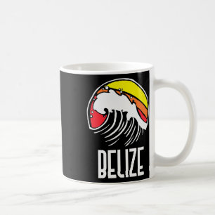 Mug Belize Vintage 80s Rétro Surfing Vague de Plage Gr