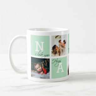 Mug Belle Appréciation Nanny 5 Photo Vert clair