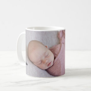 Mug Belle bébé fille photo Nouveau-né Sweet Gift