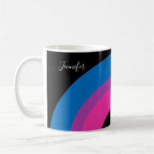 Mug Belle Bisexual Fierté Drapeau mignon Monogramme