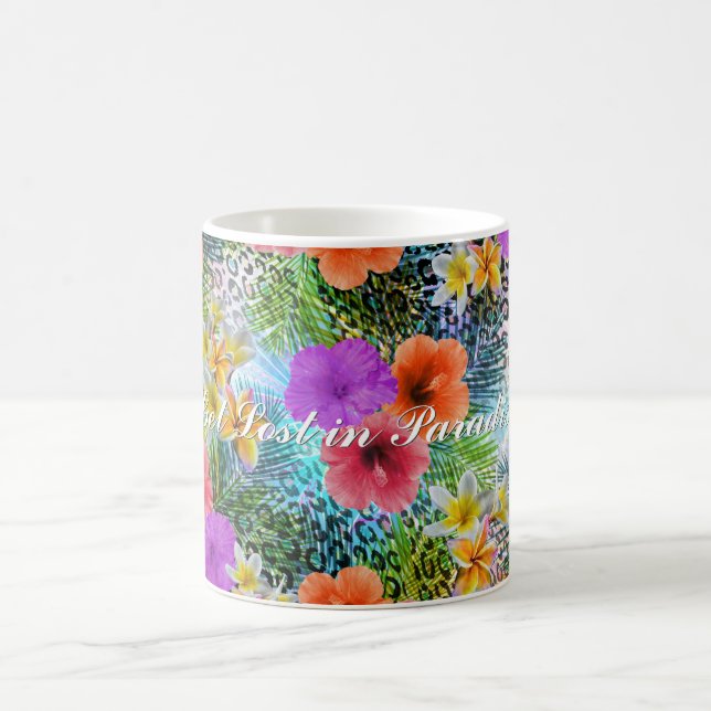 Mug Belle citation personnalisée "Se perdre dans le pa (Centre)