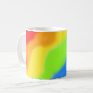 Mug Belle conception arc-en-ciel Abstraite -
