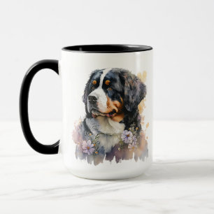 MUG BELLE COULEUR D'EAU CHIEN DE MONTAGNE BERNESE