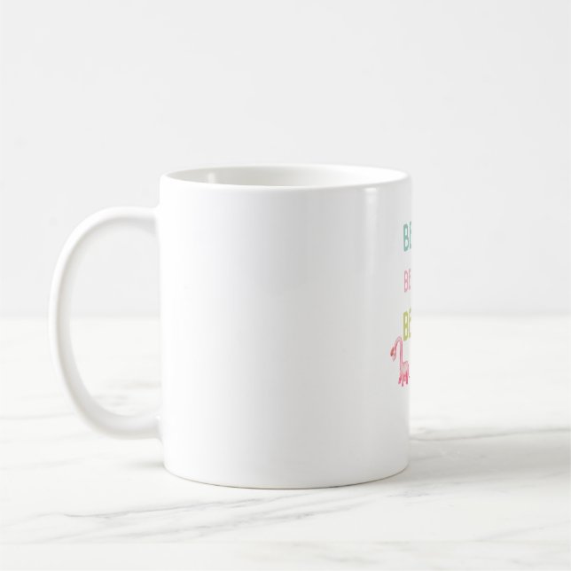 Mug Belle Design Art Dinosaur être gentil soyez heureu (Gauche)