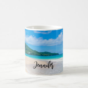 Mug Belle Destination Tropicale Plage Pittoresque