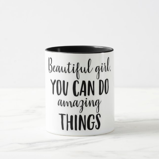MUG "BELLE FILLE QUE VOUS POUVEZ FAIRE EXTRAORDINAIRE" (Centre)