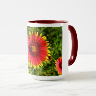 Mug Belle fleur couvrante indienne