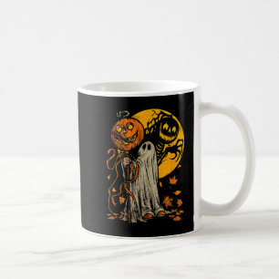 Mug Belle Halloween Citrouille Fantôme Automne Feuille
