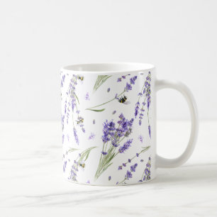 Mug Belle Lavande miel abeilles florales  