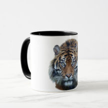Belle photo du visage du tigre du Bengale