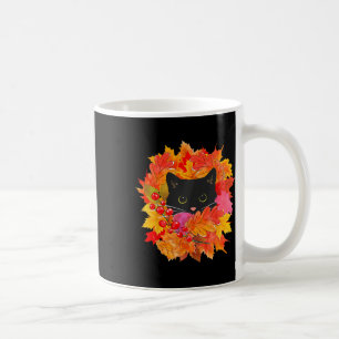 Mug Belle Pile De Chat Noir De Chats Mets Feuille Et C