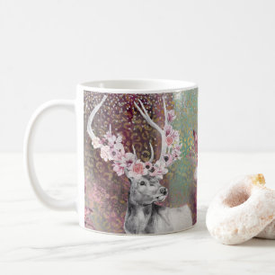 Mug Belle Reindeer Elk Buck Bull Coffee Mug, Coupe