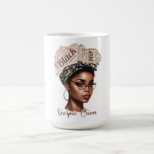 Mug Belle Reine Noire / Scorpio (Centre)