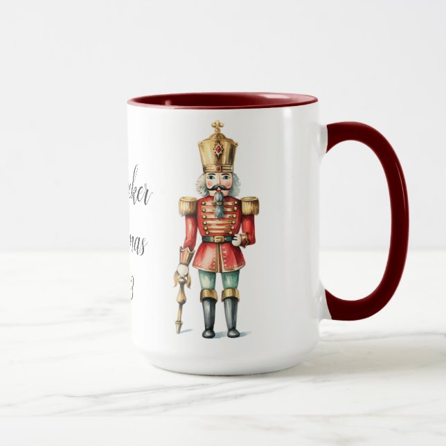 Mug Belle Sublimation de Nutcracker personnalisée (Droite)