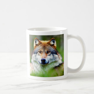 Mug Belle tête de loup Peinture