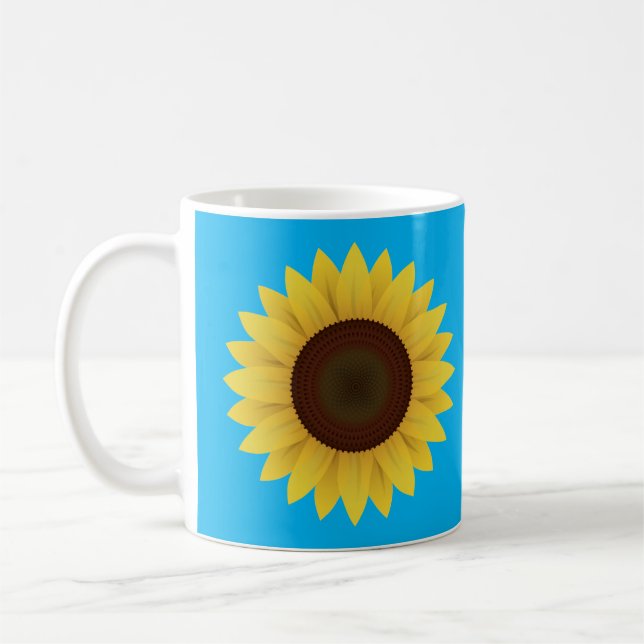 Mug Belle tournesol d'été (Gauche)
