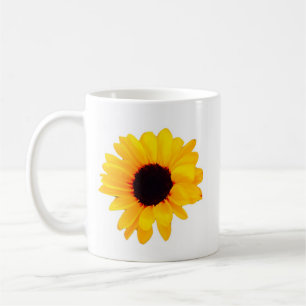 Mug Belle tournesol jaune orange