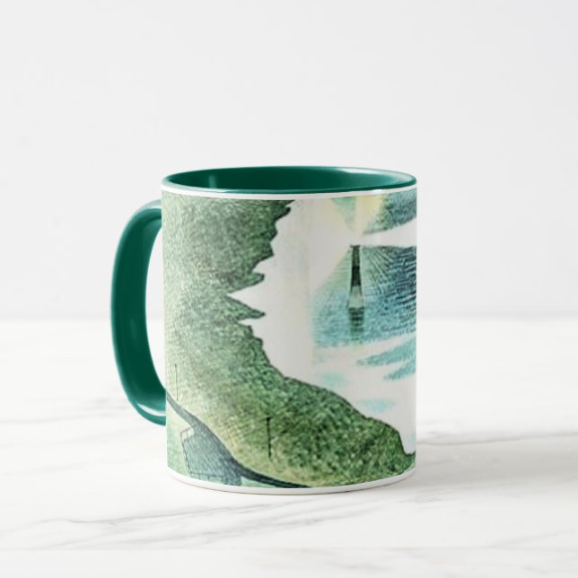 Mug Belle Tout Phare Tête De Plage, (Devant gauche)