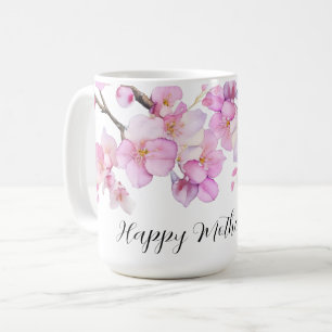 Mug Belles fleurs de cerisiers roses