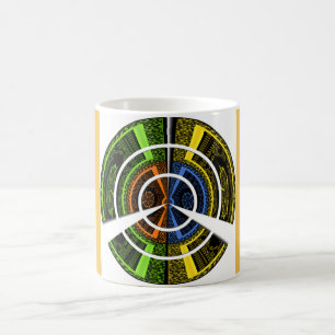 Mug Belles illustrations circulaires africaines coloré