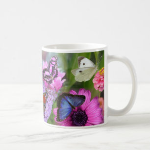 Mug Belles papillons Fleurs sauvages Aimer