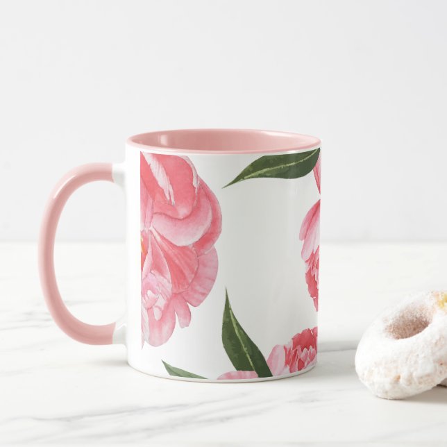 Mug Belles Roses (Avec donut)