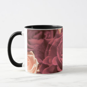 Mug Belles roses fleurs roses rouges roses photo roman