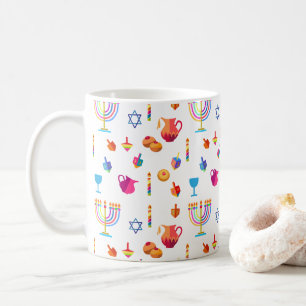 Mug Belles vacances juives heureuses de Hanoukka