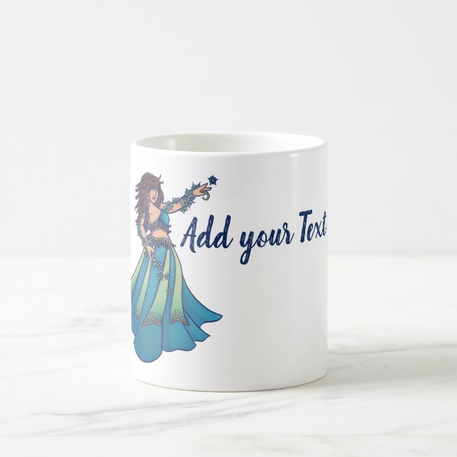 Mug Belly Dancer Ruby Teal Art (Centre)