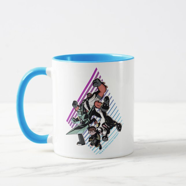 Mug Ben 10 Retro Alien Group Graphic (Gauche)