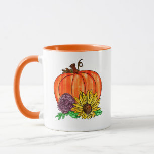 Mug Bénédiction d'automne, tournesols, mamans et Citro